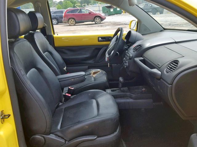 3VWPW31C68M507899 - 2008 VOLKSWAGEN NEW BEETLE Sarı foto 5