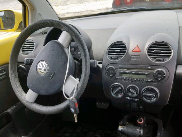 3VWPW31C68M507899 - 2008 VOLKSWAGEN NEW BEETLE Sarı foto 9