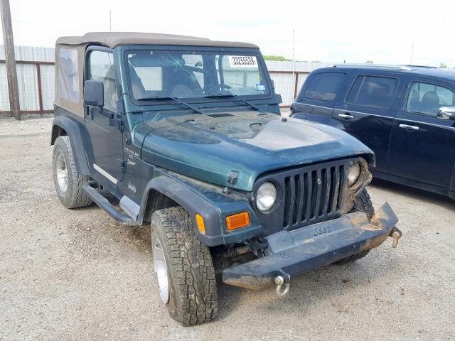 1J4FA49S61P342431 - 2001 JEEP WRANGLER / GREEN photo 1