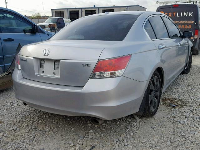 1HGCP368X9A041137 - 2009 HONDA ACCORD EXL GRAY photo 4