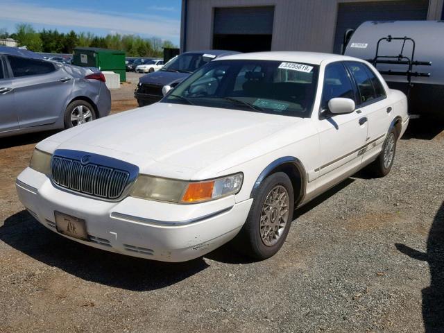 2MEFM74W9XX678150 - 1999 MERCURY GRAND MARQ WHITE photo 2