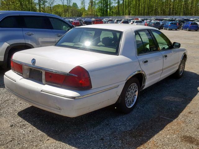 2MEFM74W9XX678150 - 1999 MERCURY GRAND MARQ WHITE photo 4