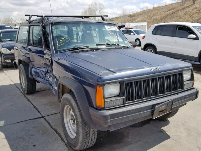 1J4FJ28S3TL315932 - 1996 JEEP CHEROKEE S BLUE photo 1