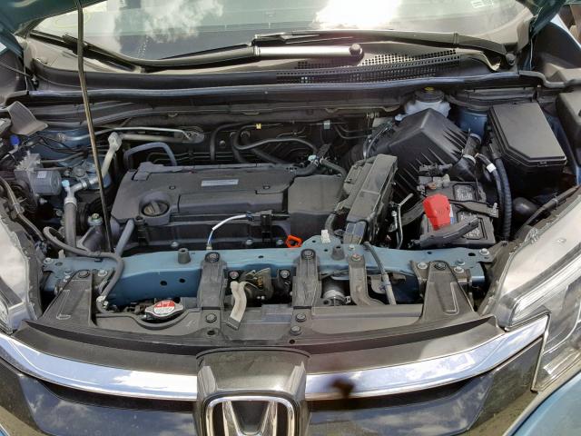 2HKRM3H72GH568388 - 2016 HONDA CR-V EXL BLUE photo 7