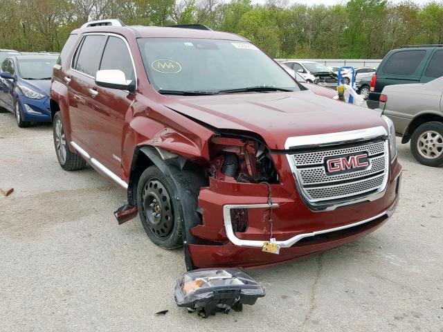 2GKFLRE39H6199646 - 2017 GMC TERRAIN DE RED photo 1