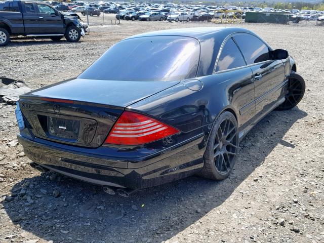 WDBPJ79J75A044111 - 2005 MERCEDES-BENZ CL 65 AMG BLACK photo 4