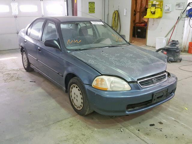 2HGEJ6621VH506956 - 1997 HONDA CIVIC DX BLUE photo 1