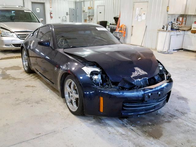 JN1BZ34D57M502537 - 2007 NISSAN 350Z COUPE BLUE photo 1