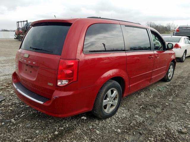 2C4RDGCGXCR263393 - 2012 DODGE GRAND CARAVAN SXT  photo 4