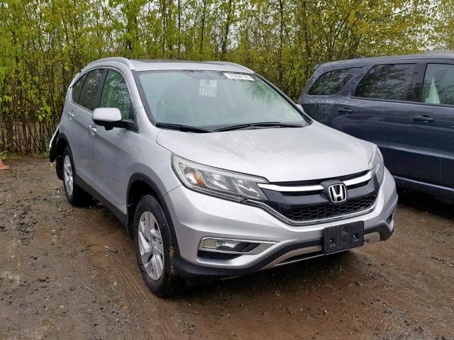 2HKRM4H71FH677087 - 2015 HONDA CR-V EXL SILVER photo 1