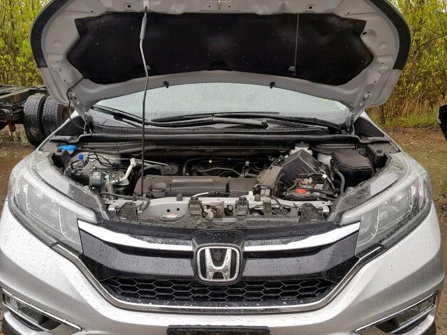 2HKRM4H71FH677087 - 2015 HONDA CR-V EXL SILVER photo 7