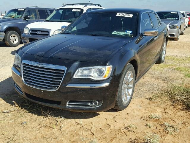 2C3CCAET7DH537998 - 2013 CHRYSLER 300C BLACK photo 2