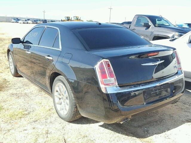 2C3CCAET7DH537998 - 2013 CHRYSLER 300C BLACK photo 3