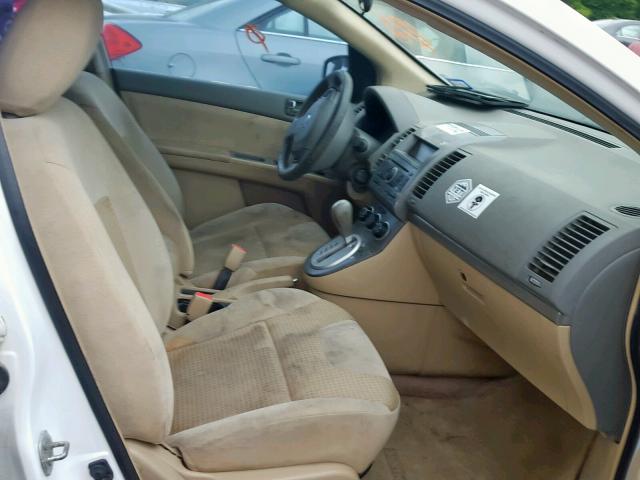 3N1AB61E47L636836 - 2007 NISSAN SENTRA 2.0 WHITE photo 5