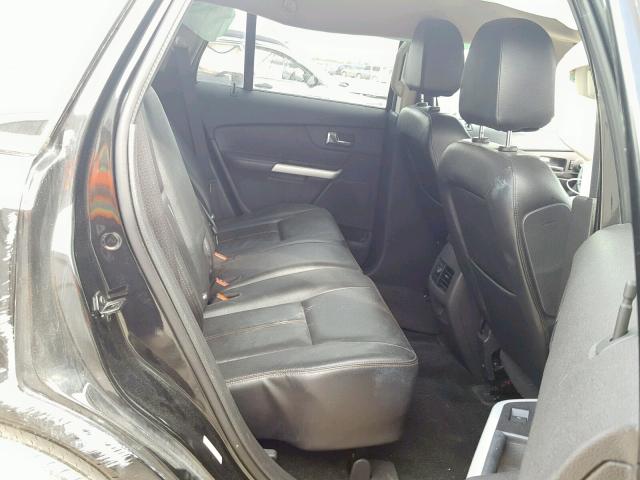 2FMDK3JC1DBC69727 - 2013 FORD EDGE SEL BLACK photo 6