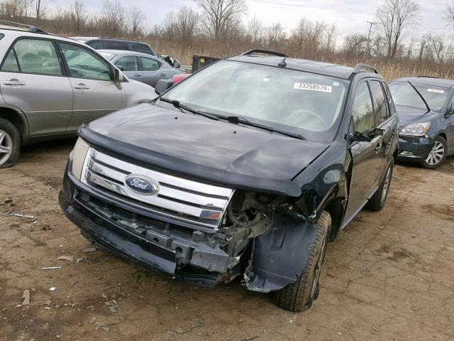 2FMDK46C08BA26415 - 2008 FORD EDGE SE BLACK photo 2