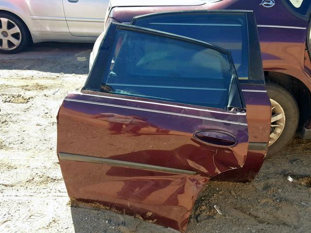 2G1WF52E539434092 - 2003 CHEVROLET IMPALA BURGUNDY photo 9