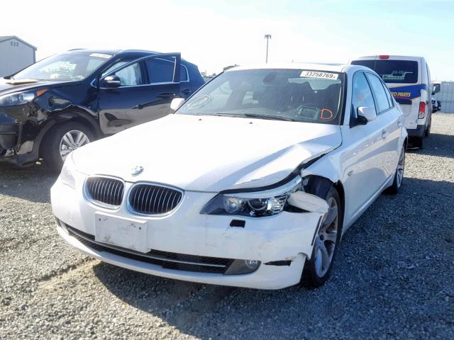 WBANW13598CK93275 - 2008 BMW 535 I WHITE photo 2