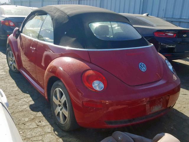 3VWRF31Y46M310019 - 2006 VOLKSWAGEN NEW BEETLE Qırmızı foto 3