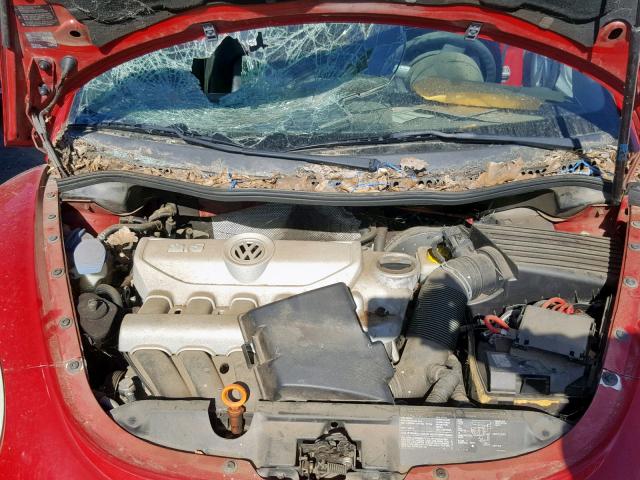 3VWRF31Y46M310019 - 2006 VOLKSWAGEN NEW BEETLE Qırmızı foto 7