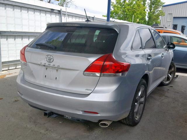 4T3BK3BB7BU056759 - 2011 TOYOTA VENZA SILVER photo 4