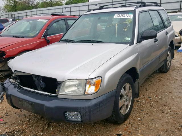 JF1SF63531H728227 - 2001 SUBARU FORESTER L GRAY photo 2