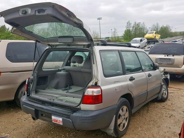 JF1SF63531H728227 - 2001 SUBARU FORESTER L GRAY photo 4