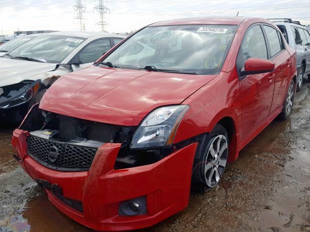 3N1AB6AP4CL759452 - 2012 NISSAN SENTRA 2.0 RED photo 2