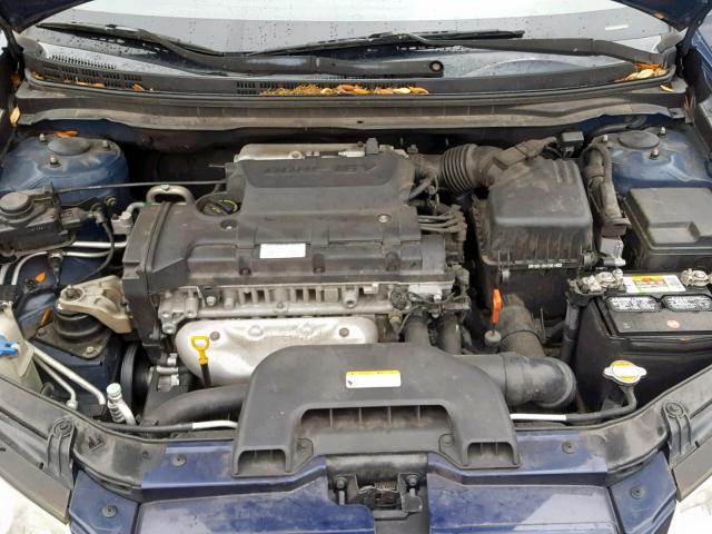 KMHDU4AD4AU872105 - 2010 HYUNDAI ELANTRA BL BLUE photo 7