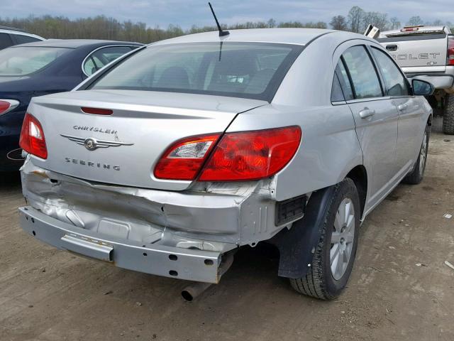 1C3CC4FB3AN158930 - 2010 CHRYSLER SEBRING TO SILVER photo 4