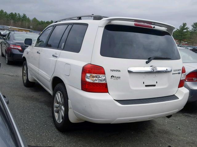 JTEDW21A460011624 - 2006 TOYOTA HIGHLANDER WHITE photo 3