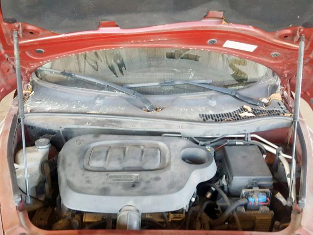 3GNCA13D38S708687 - 2008 CHEVROLET HHR LS ბურგუნდია ფოტო 7
