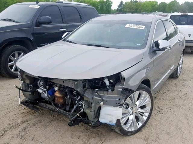 1G1145S33HU210151 - 2017 CHEVROLET IMPALA PRE GRAY photo 2