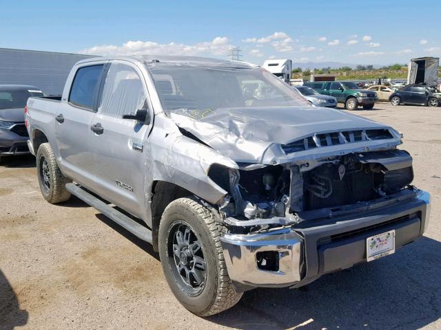 5TFDW5F11FX483043 - 2015 TOYOTA TUNDRA CRE SILVER photo 1