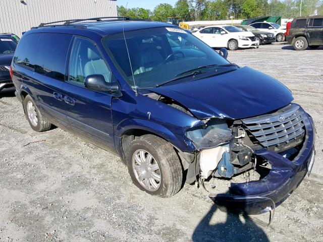 2C4GP54LX5R129050 - 2005 CHRYSLER TOWN & COU BLUE photo 1