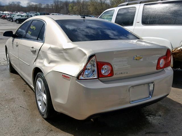 1G1ZC5EB9AF317725 - 2010 CHEVROLET MALIBU 1LT 棕色 照片 3