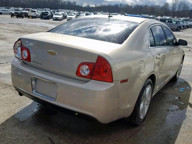 1G1ZC5EB9AF317725 - 2010 CHEVROLET MALIBU 1LT 棕色 照片 4