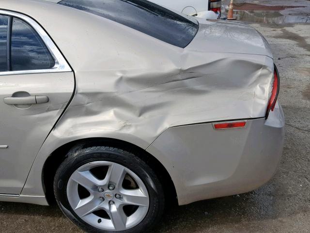 1G1ZC5EB9AF317725 - 2010 CHEVROLET MALIBU 1LT 棕色 照片 9