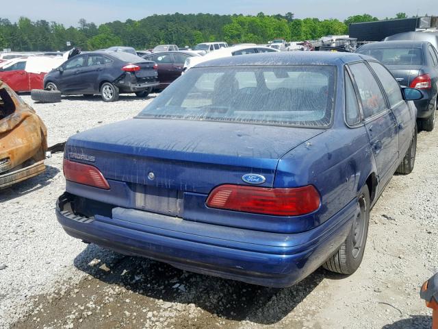 1FALP52U1RA290820 - 1994 FORD TAURUS GL BLUE photo 4