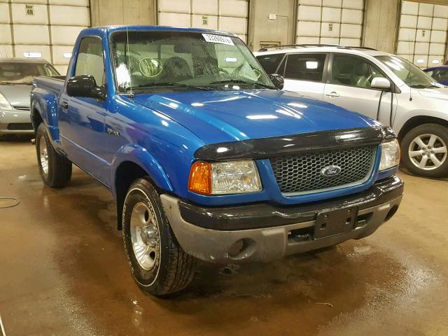 1FTYR11UX1PA61106 - 2001 FORD RANGER BLUE photo 1