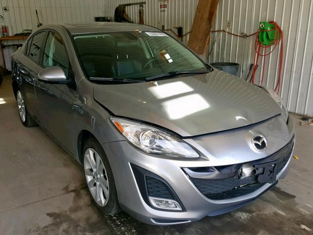 JM1BL1S66A1100610 - 2010 MAZDA 3 S GRAY photo 1