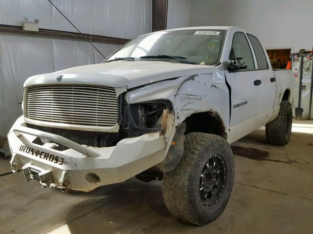 1D7KU28633J579331 - 2003 DODGE RAM 2500 S WHITE photo 2