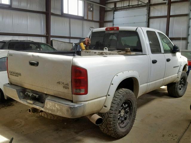 1D7KU28633J579331 - 2003 DODGE RAM 2500 S WHITE photo 4