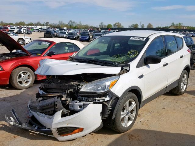 1FMCU0F78FUB78094 - 2015 FORD ESCAPE S WHITE photo 2