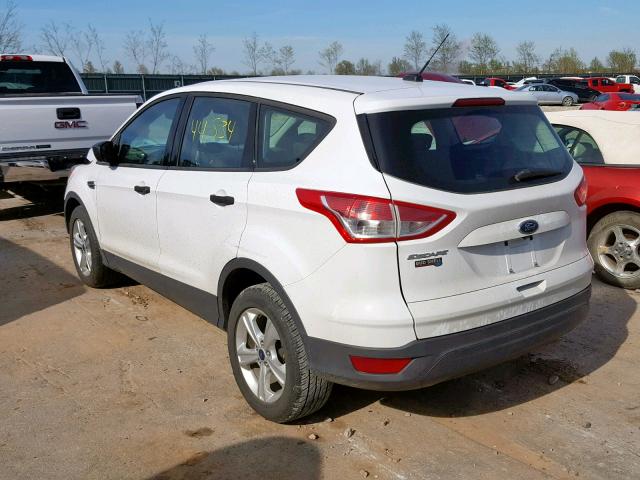 1FMCU0F78FUB78094 - 2015 FORD ESCAPE S WHITE photo 3