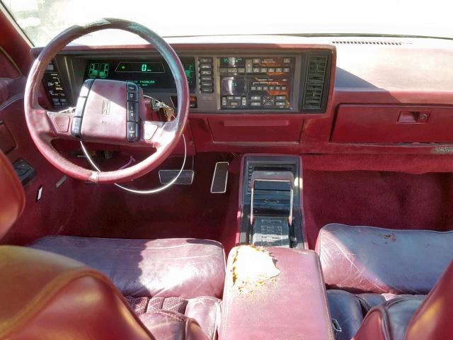 1G3EV11C3KU301878 - 1989 OLDSMOBILE TORONADO T WHITE photo 9