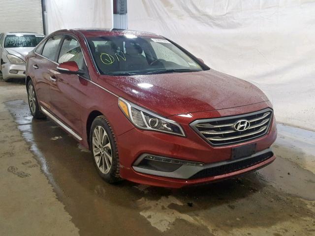 5NPE34AF8GH421548 - 2016 HYUNDAI SONATA SPO RED photo 1