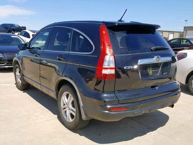 JHLRE3H79BC001129 - 2011 HONDA CR-V EXL BLACK photo 3