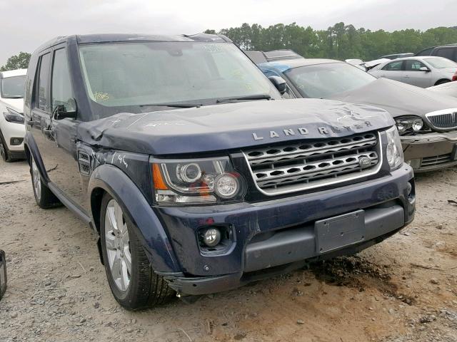 SALAG2V67GA787969 - 2016 LAND ROVER LR4 HSE BLUE photo 1