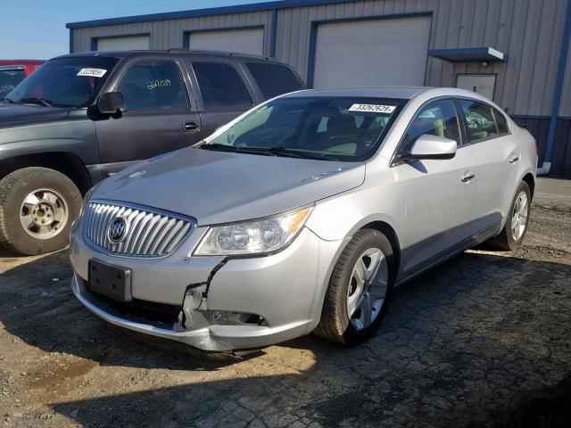 1G4GA5EC8BF153491 - 2011 BUICK LACROSSE C SILVER photo 2